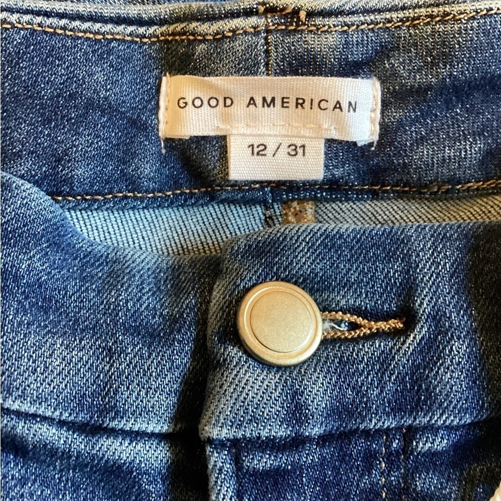 NWT Good American Size 12/31 Good Legs Stovepipe Jeans‎ - Picture 6 of 7